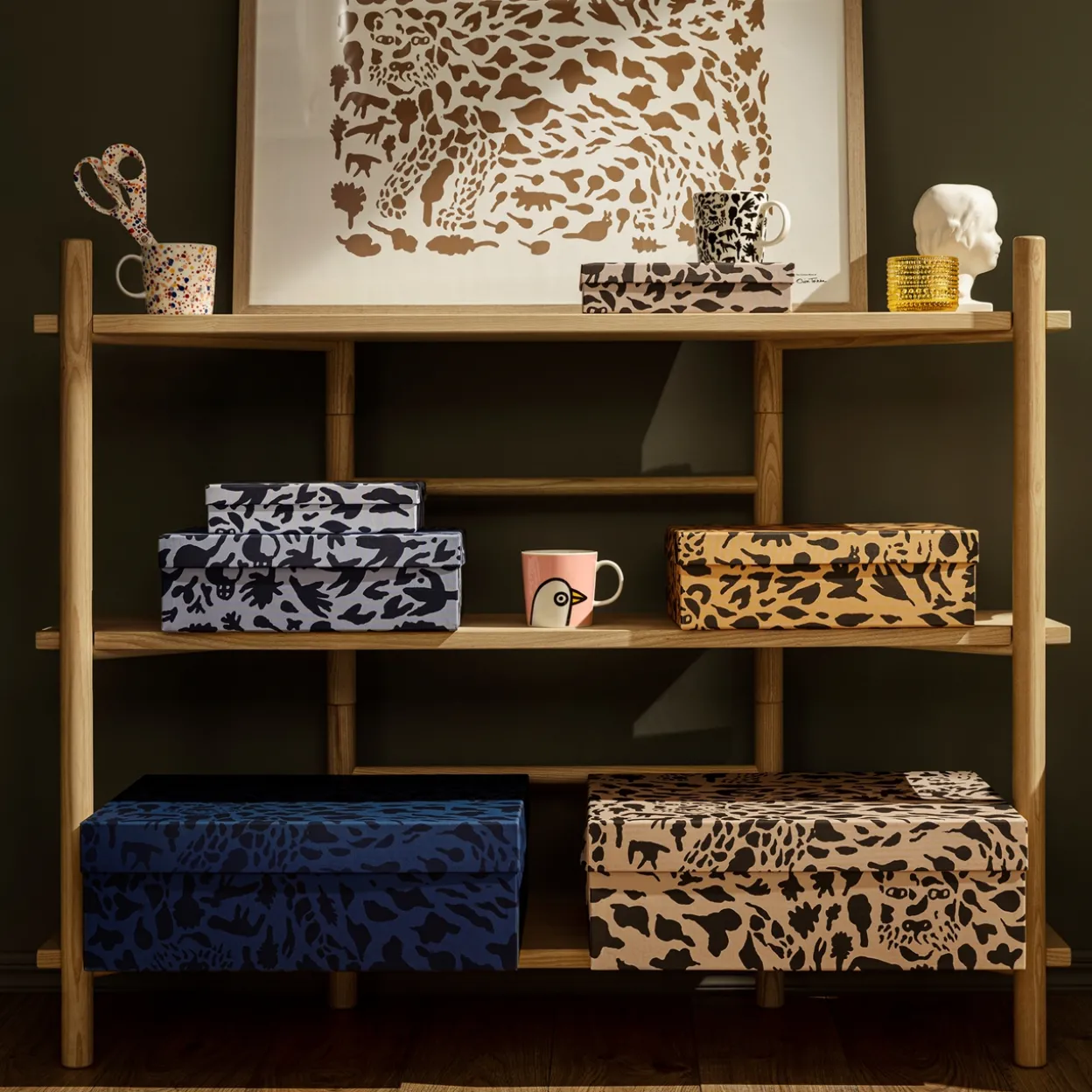Art poster 50x70cm cheetah brun