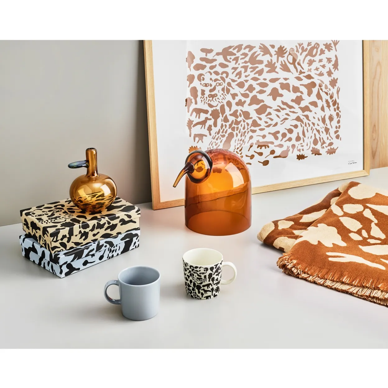 Art poster 50x70cm cheetah brun