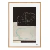 Art poster 50x70cm Sketch svart
