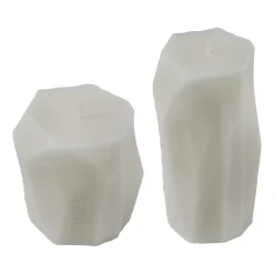 Blockljus 10cm sand