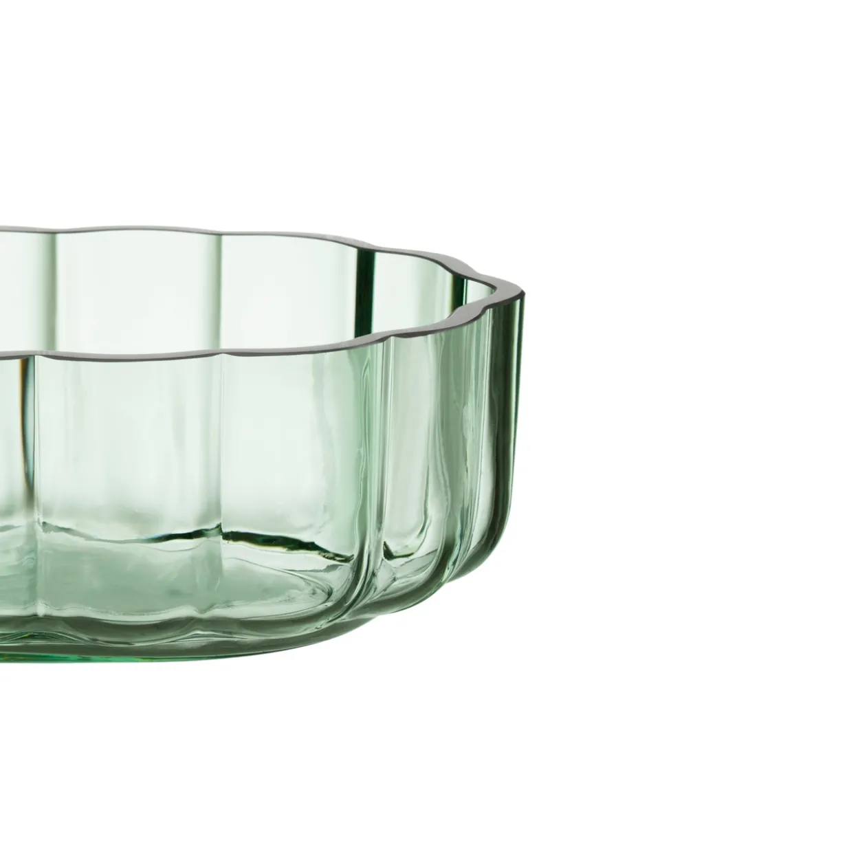 Dekorativ skål 50mm ljus grön
