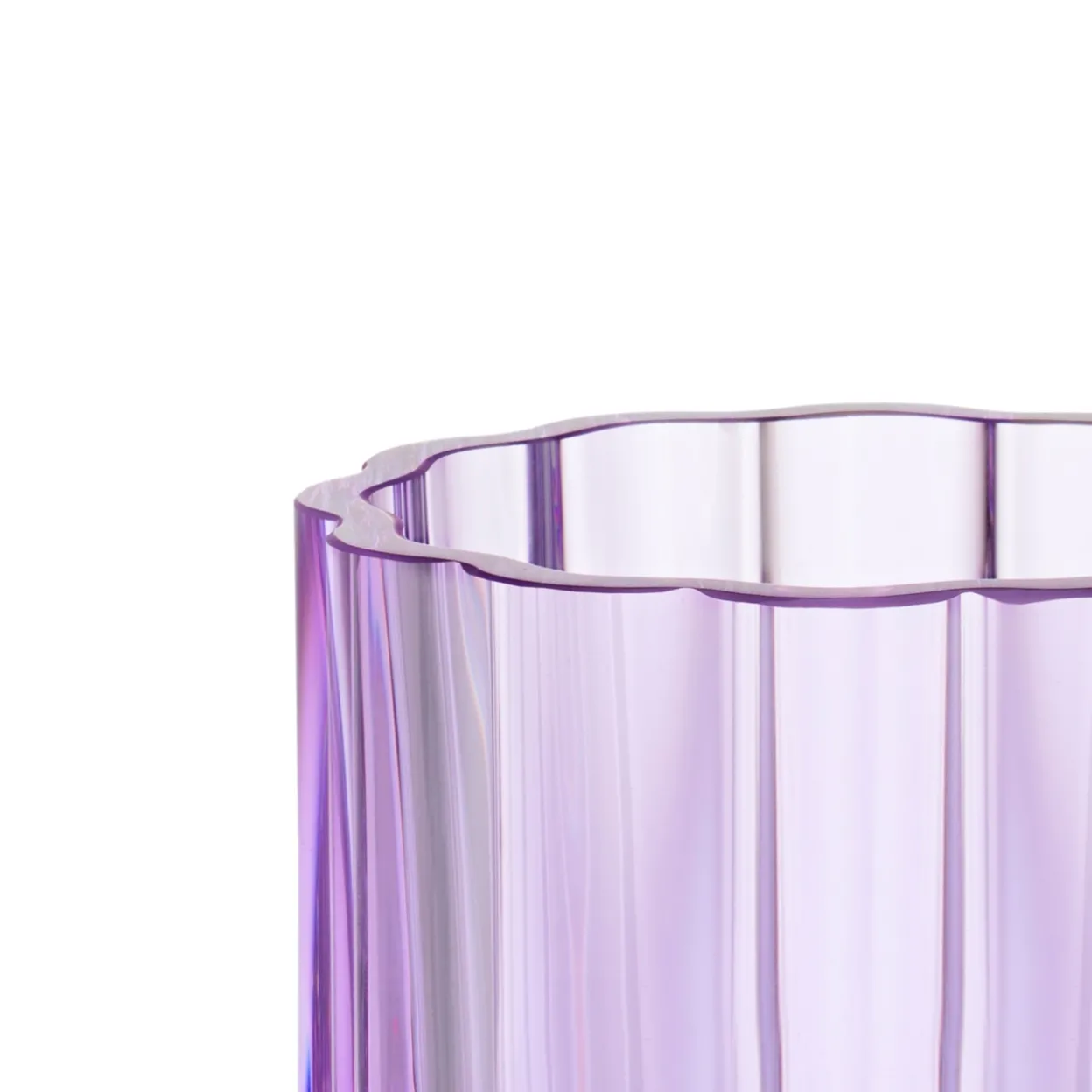 Dekorativ skål 90mm ljus lila