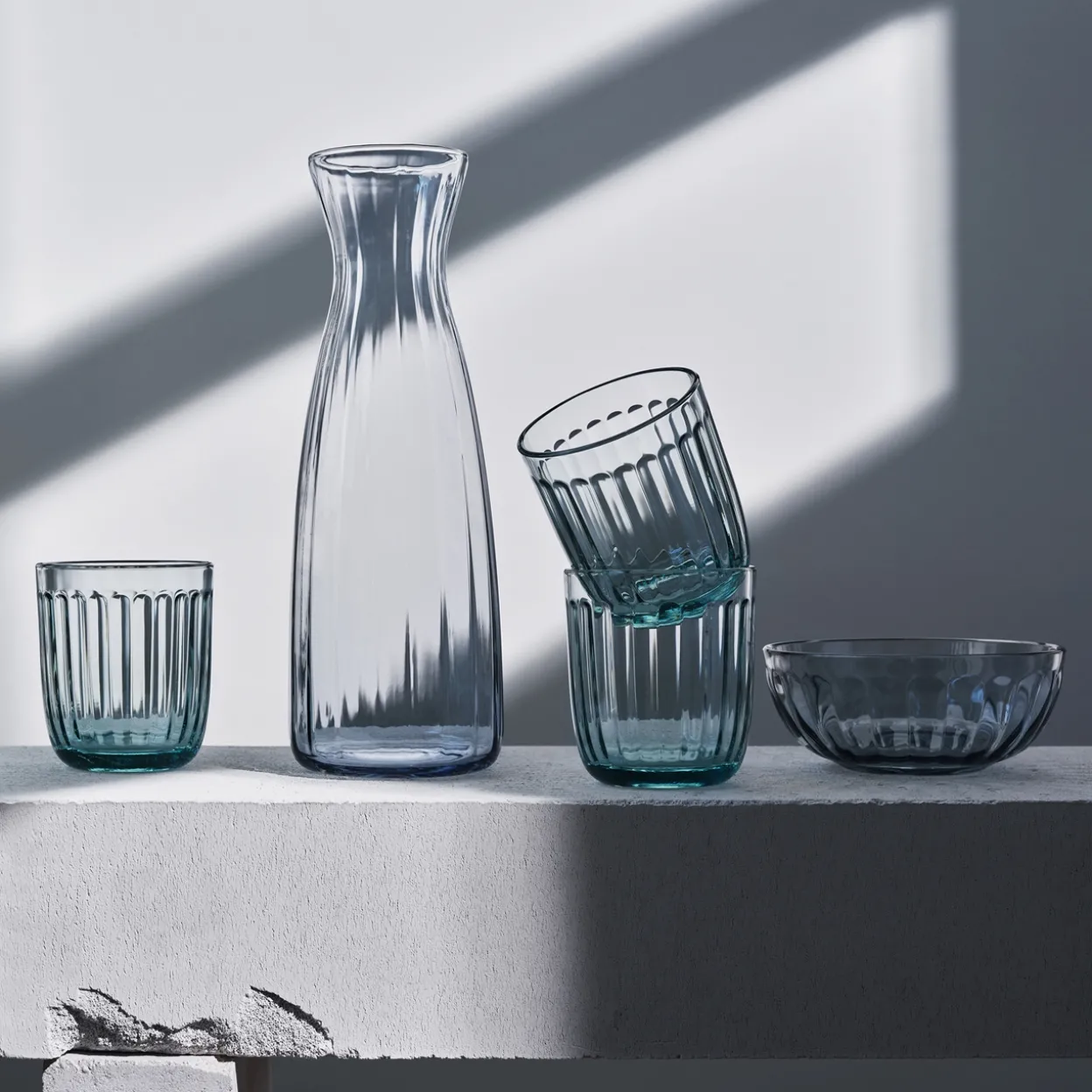 Dricksglas 26 cl återvunnet glas 2 st