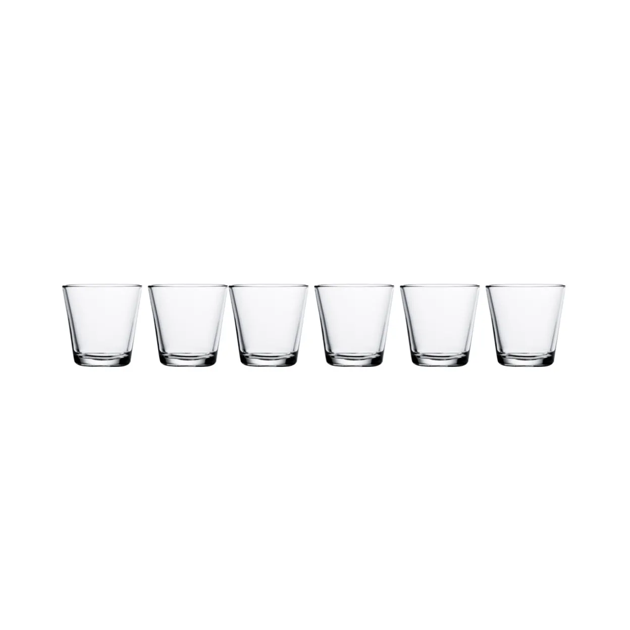 Dricksglas 21cl klar 6-pack