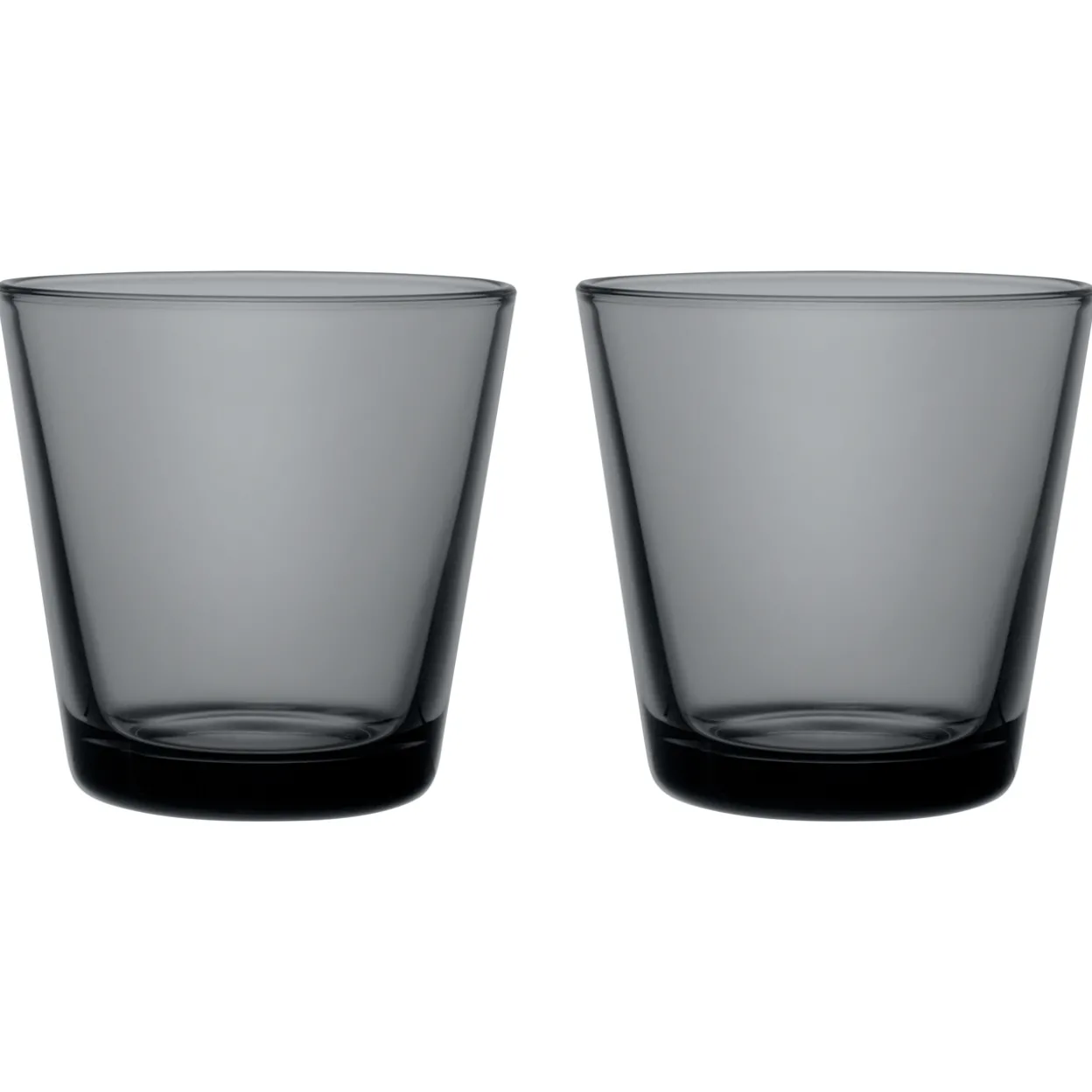 Dricksglas 21cl mörkgrå 2-pack