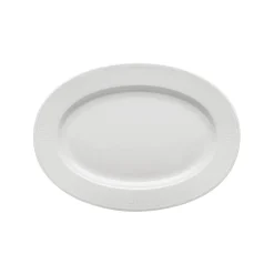 Fat oval 32 cm snö