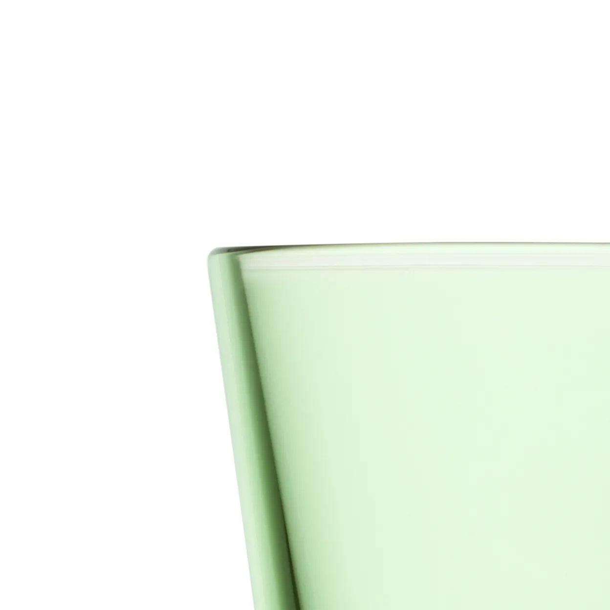 Glas 21cl äppelgrön 2st