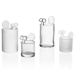 Glaskonst 160mm frost vit