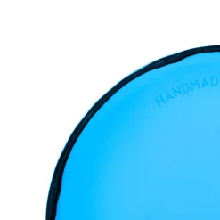 Glasunderlägg 9cm elektrisk blå