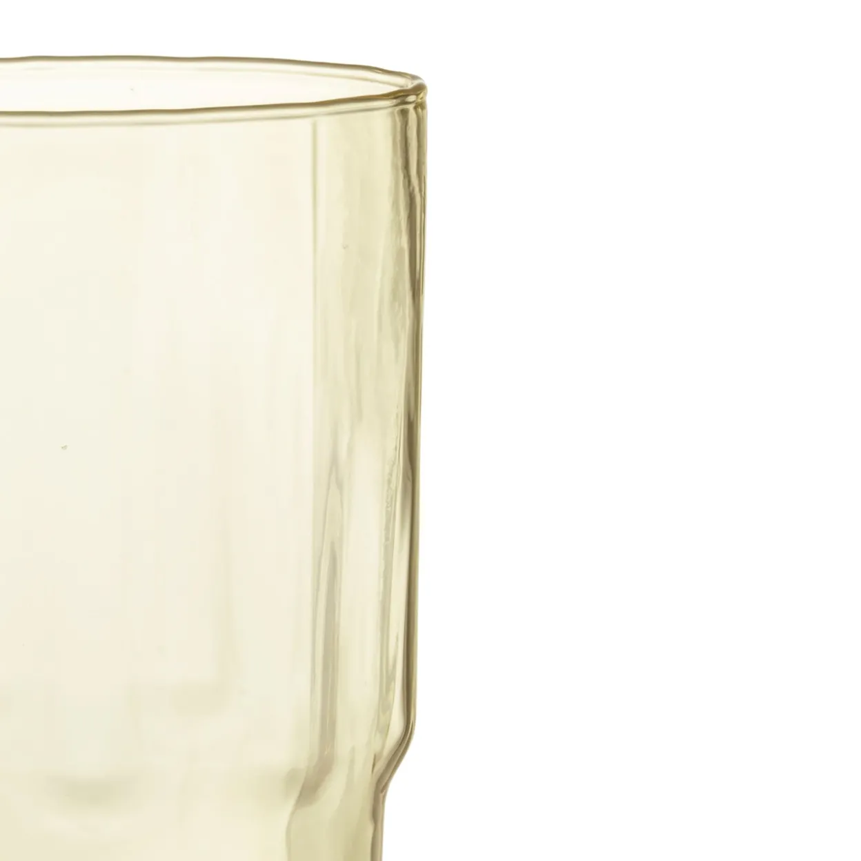 Högt dricksglas 39cl eldgul 2-pack