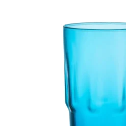Högt dricksglas 39cl elektrisk blå 2-pack