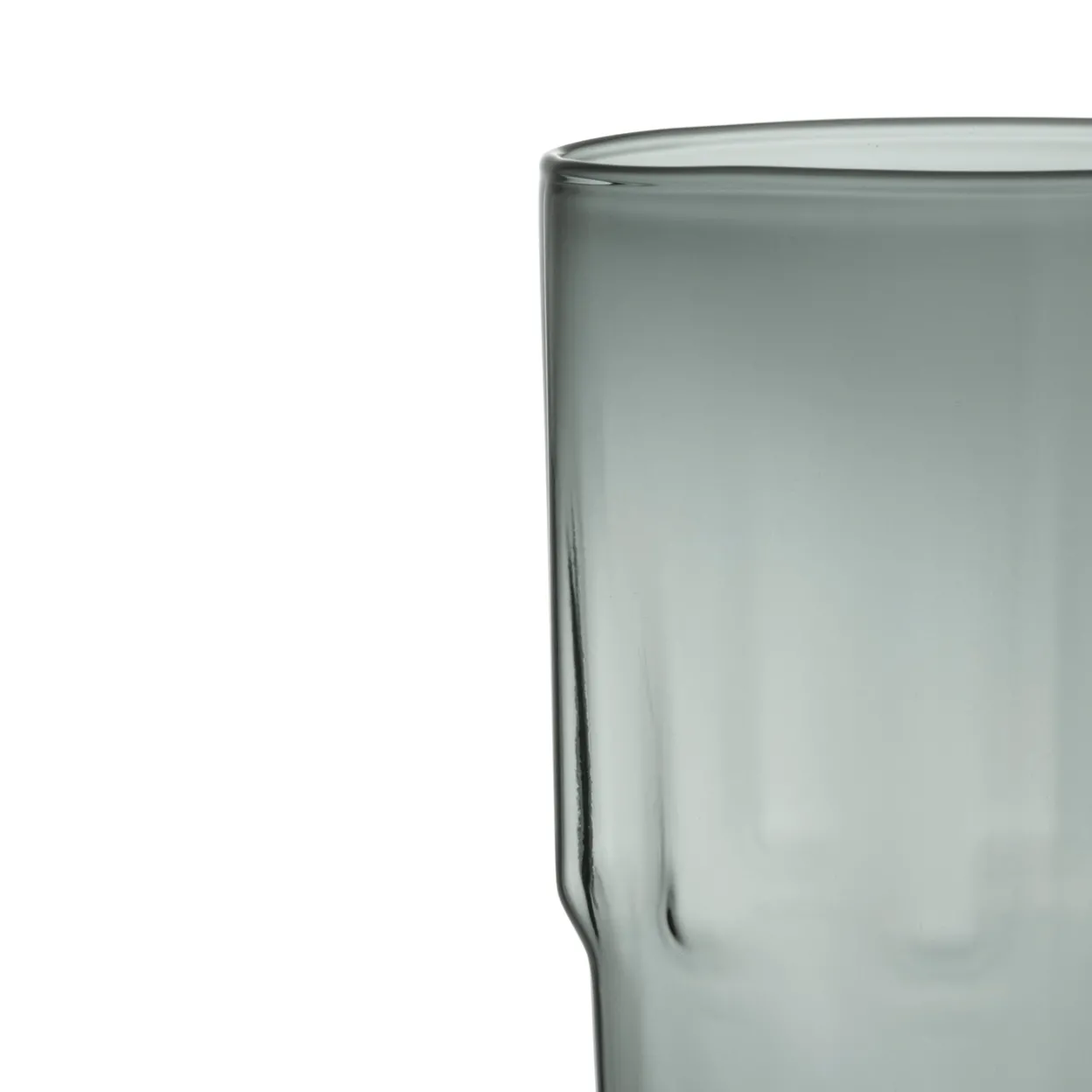 Högt dricksglas 39cl stålgrå 2-pack