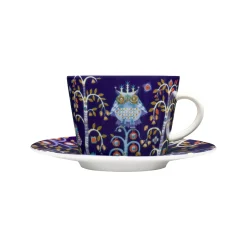 Kaffe/cappuccinokopp 0,2L & fat 15cm blå