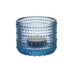 Ljuslykta 64mm aqua
