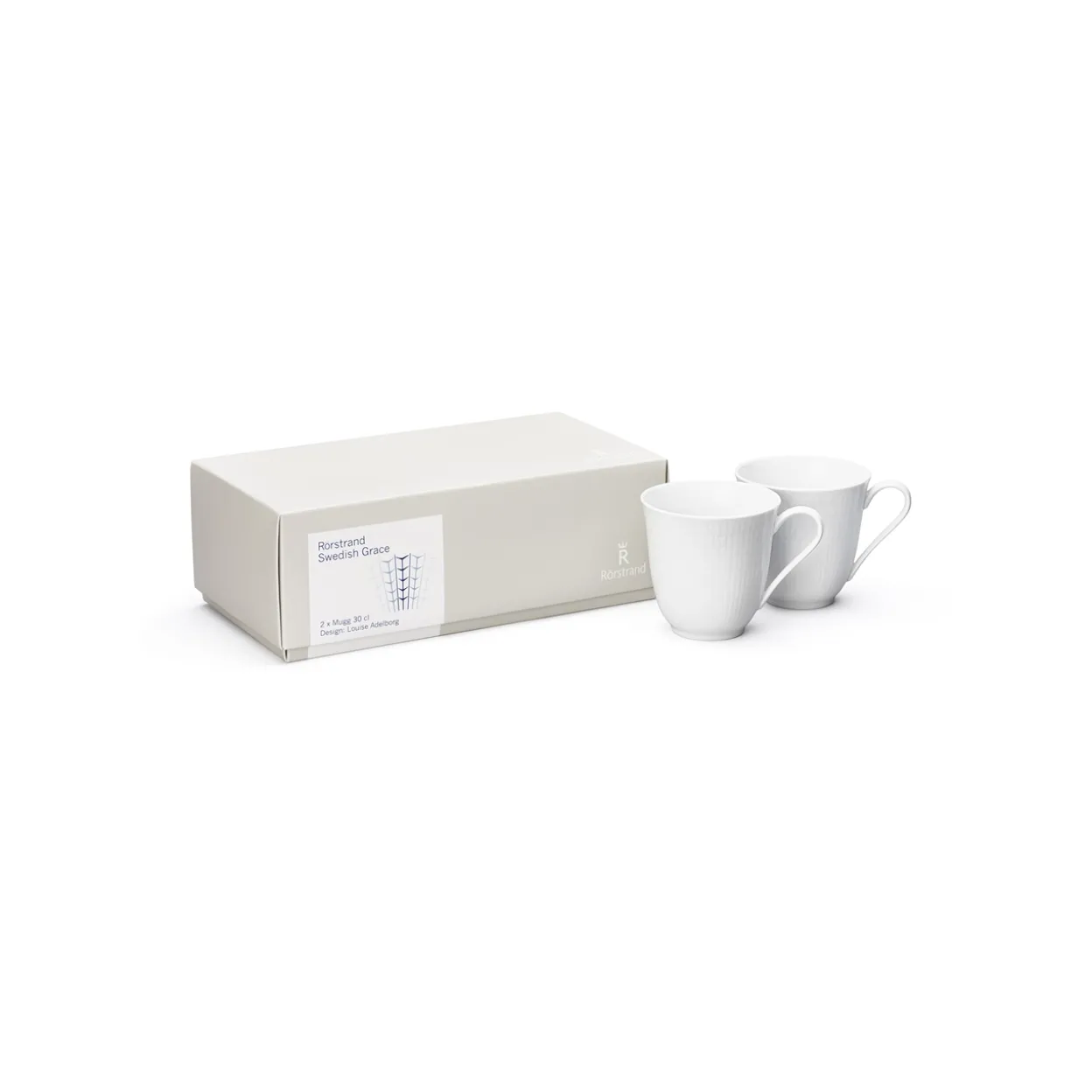 Mugg 30 cl snö 2-pack