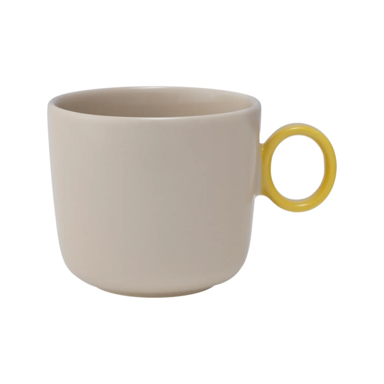 Mugg 0,35l beige-gul