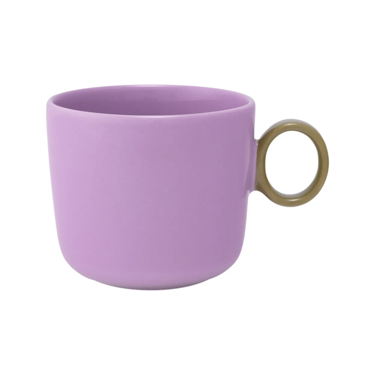 Mugg 0,35l lila-oliv