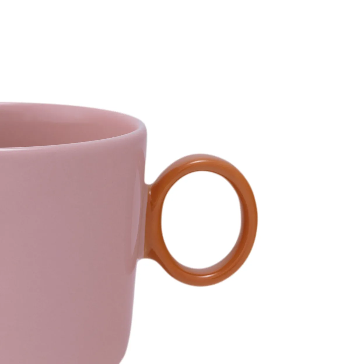 Mugg 0,35l rosa-orange