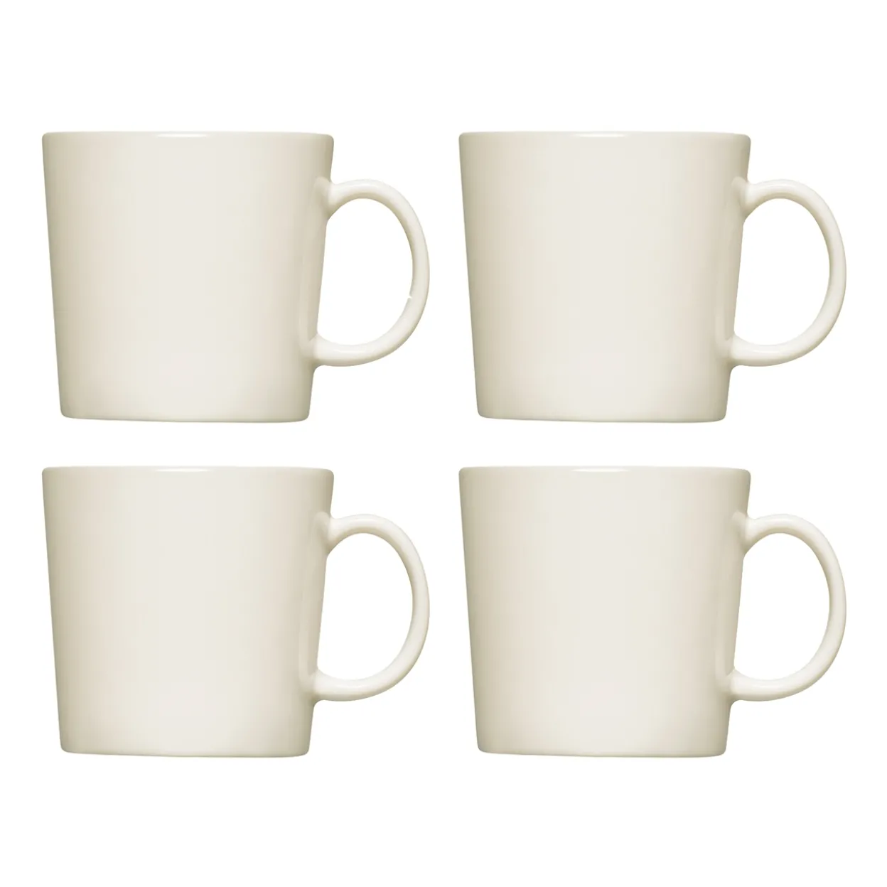 Mugg 0,3L vit 4-pack