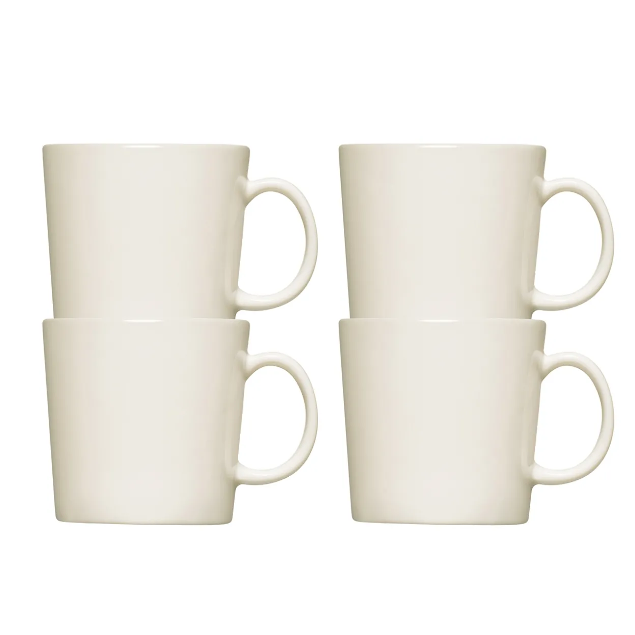 Mugg 0,3L vit 4-pack