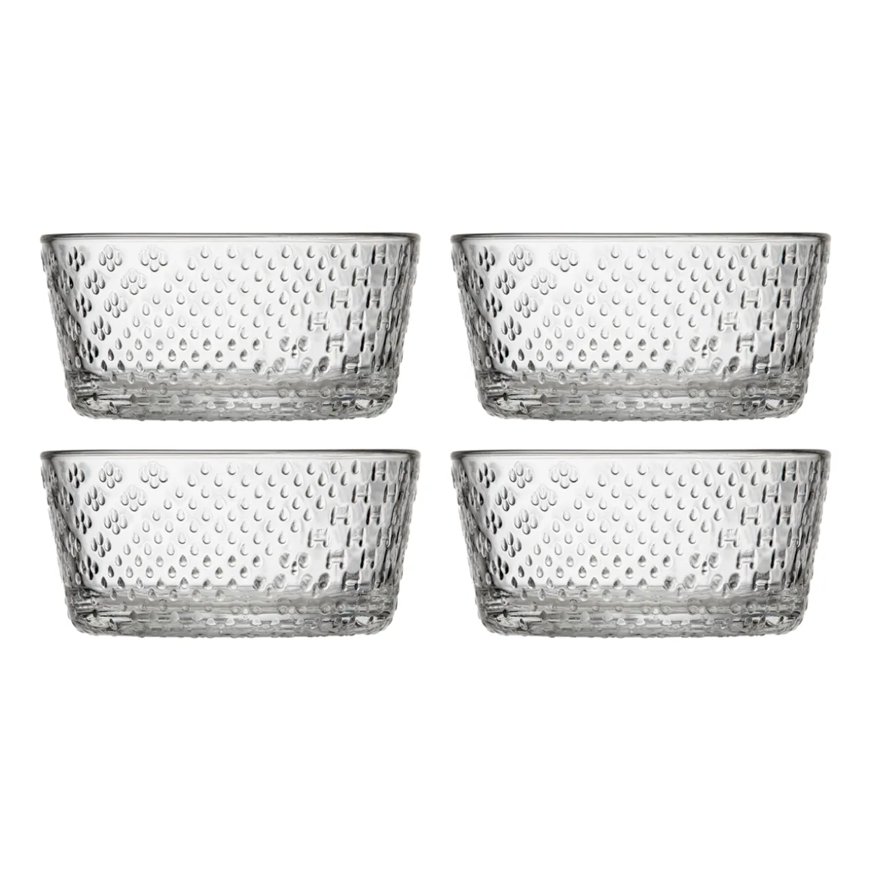 Skål 25cl klar 4-pack