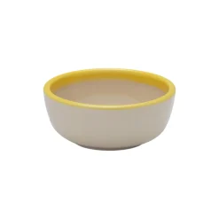 Skål 9cm beige-gul