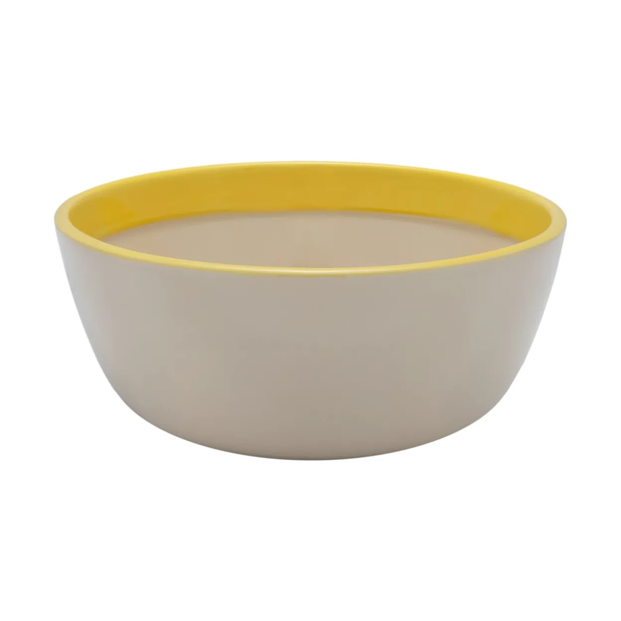 Skål 19cm beige-gul