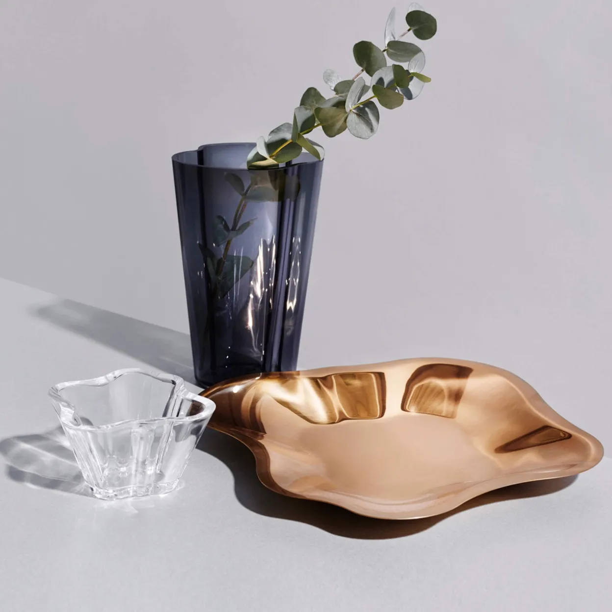 Skål 358mm roséguld