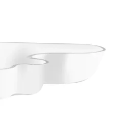 Skål 262x50mm vit