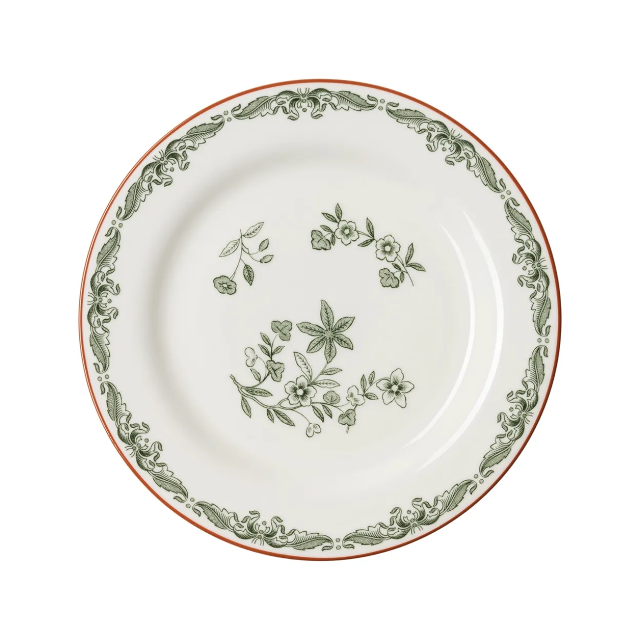Tallrik 21 cm grön