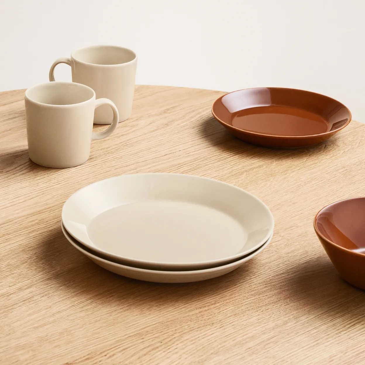 Tallrik 23cm linne