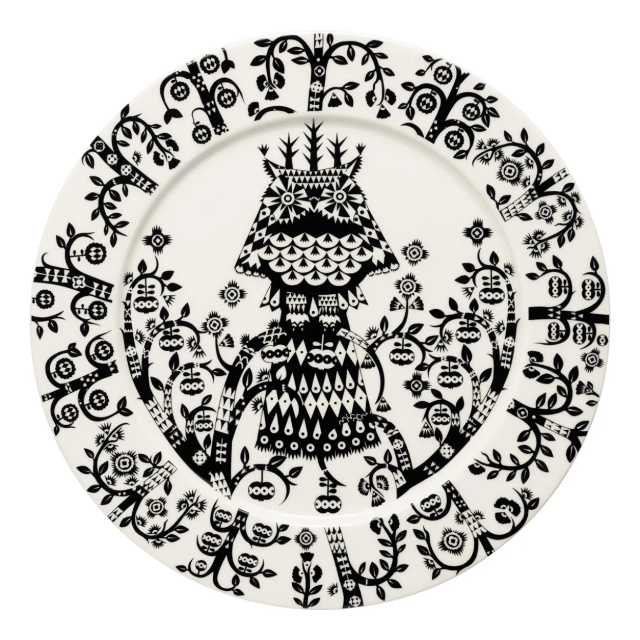 Tallrik 27cm svart