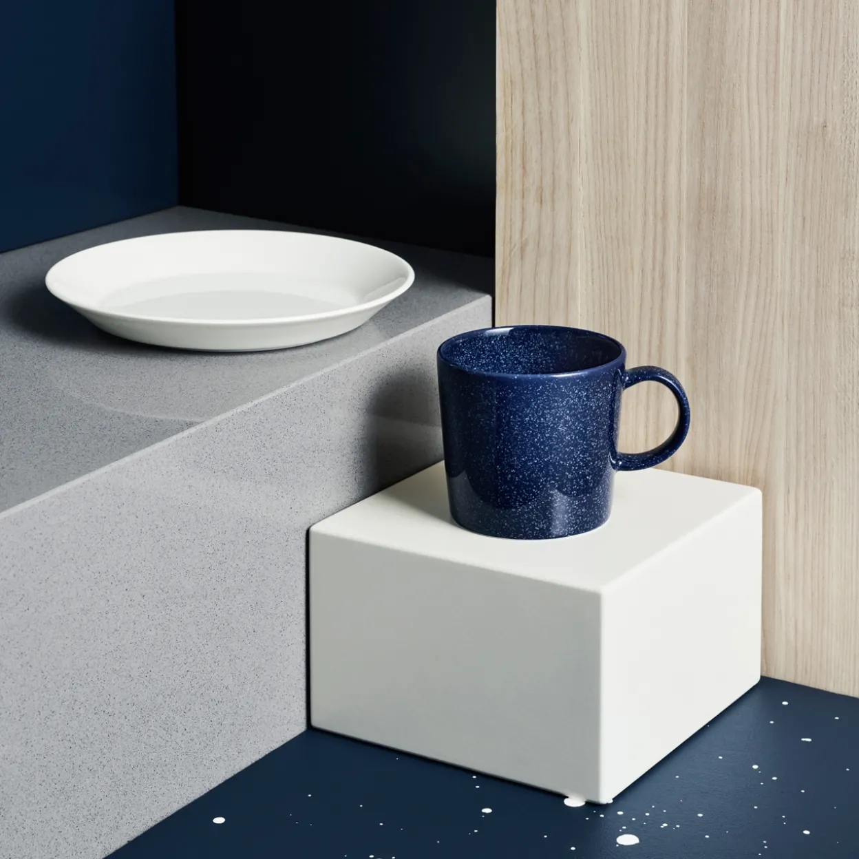 Tallrik 17cm vit