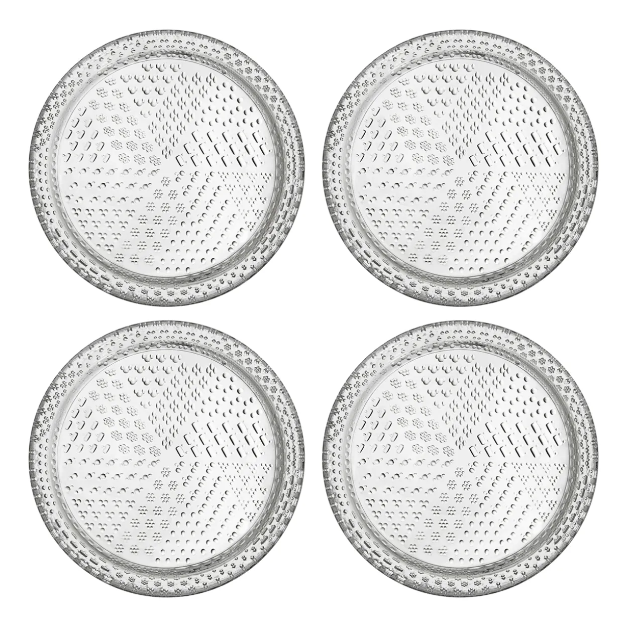 Tallrik 154mm klar 4-pack