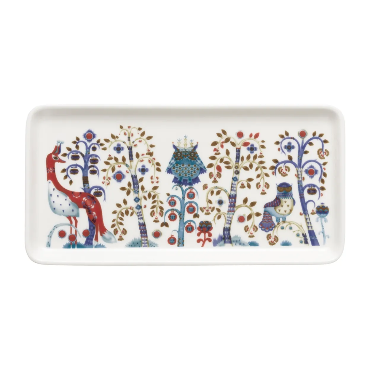 Tallrik rektangulär 12x24cm vit