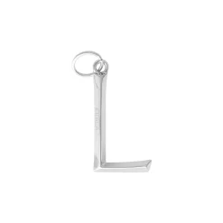 Väsksmycke bokstav L 5cm metall